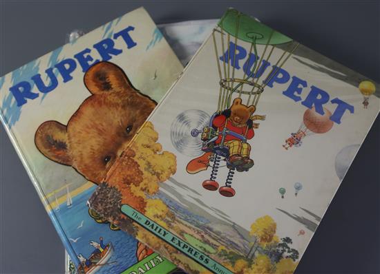 Rupert Adventure Series Nos 2, 6 - 8, 13, 16, 19 - 22, 24 - 30, 32 - 38, 41, Rupert Annuals 1957, 1958, 1959 All VG or better